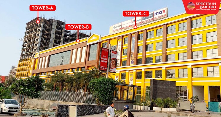 Exterior View, spectrum-metro Commercial Office Space 315 Sq.Ft. In Sector 75 Noida 9677635