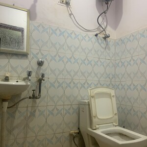 Bathroom in 1 RK Builder Floor at Katwaria Sarai – for Rent