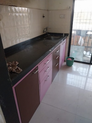 Kitchen in 1 BHK Apartment at Kopar Khairane – for Rent