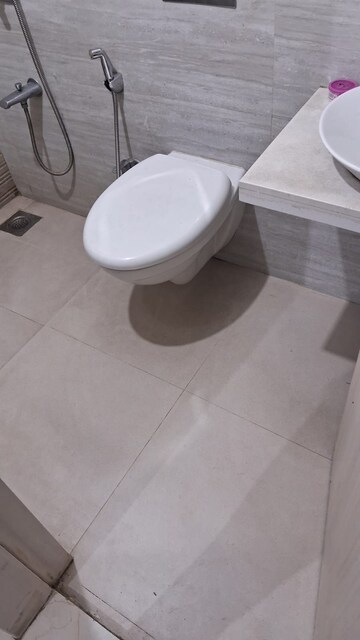 Bathroom in 1 BHK Apartment at Vihang Vermont, Ghodbunder Road – for Rent