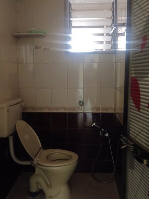 Bathroom in 2 BHK Apartment at Kopar Khairane – for Rent