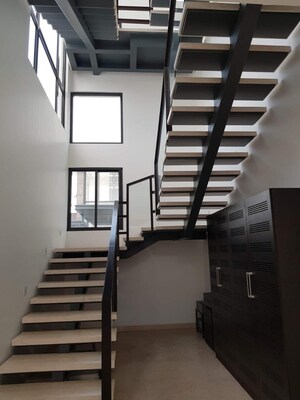 Staircase in 4 BHK Independent House at Prestige Golfshire, Nandi Hills – for Rent