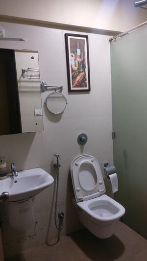 Bathroom in 2 BHK Apartment at Regency Estate, Dombivli East – for Rent