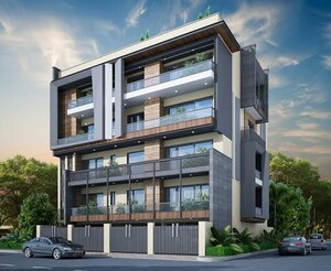 2 BHK Builder Floor – Exterior View View at Vishnu Garden - for Sale