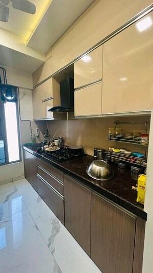 Kitchen in 2 BHK Apartment at LnT Crescent Bay T3, Parel – for Rent