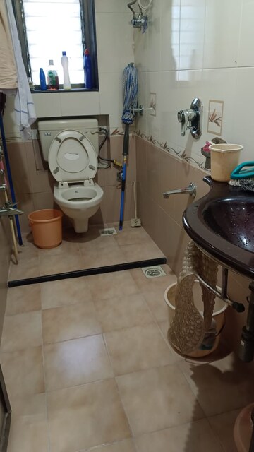 Bathroom in 2 BHK Apartment at Takshila CHS, Andheri East – for Rent