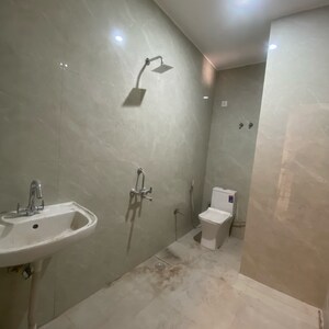 Bathroom in 2 BHK Builder Floor at Chattarpur – for Rent