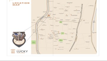 3 BHK Apartment – Map Location View at Kamla Lucky, Borivali West - for Sale