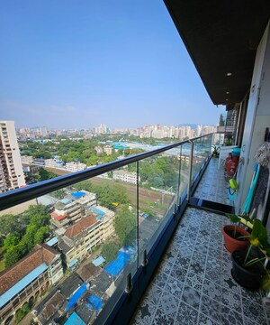 Balcony in 3 BHK Apartment at Sanghvi Aaditya Elegance, Matunga West – for Sale