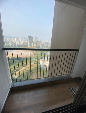 Balcony in 1 BHK Apartment at Runwal Eirene, Balkum Pada – for Sale