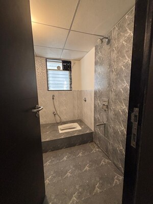 Bathroom in 3 BHK Apartment at Paranjape Azure, Tathawade – for Rent