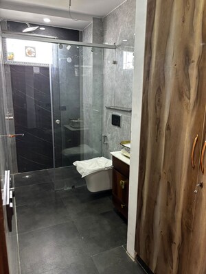 Bathroom in 4 BHK Builder Floor at Sushant Lok I – for Sale