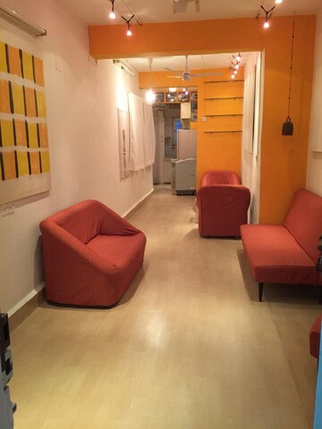 Living Room in 1 BHK Apartment at Bandra West – for Rent