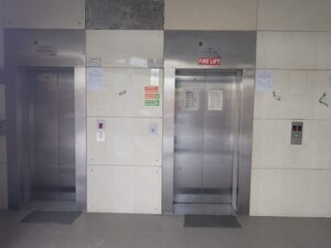 Bathroom in  Office Space at Elegance Earth Arise, Makarba – for Rent