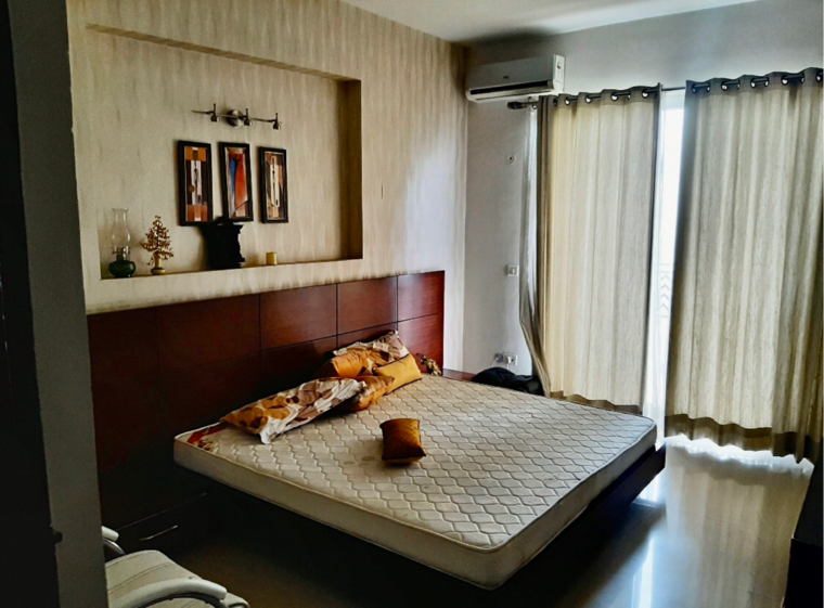 Bedroom, puri-pranayam 3 Bedroom 1857 Sq.Ft. Apartment In Sector 82 Faridabad 9679675
