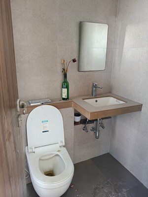 Bathroom in 3 BHK Apartment at Malad East – for Rent