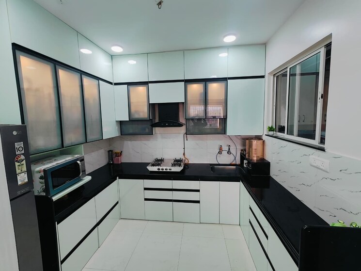 Kitchen, panchshil-eon-free-zone 4 Bedroom 3000 Sq.Ft. Apartment In Kharadi Pune 9679446