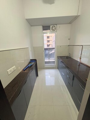 Kitchen in 1 BHK Apartment at Ashar Edge, Pokhran Road No Two – for Rent