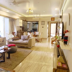 Living Room in 3.5 BHK Apartment at Marvel Zephyr, Kharadi – for Sale