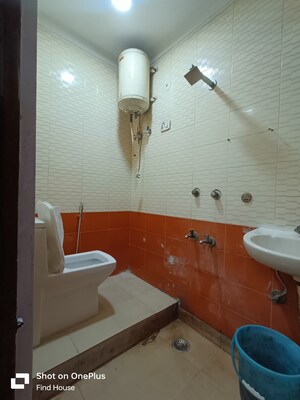 Bathroom in 2 BHK Builder Floor at Malviya Nagar – for Rent