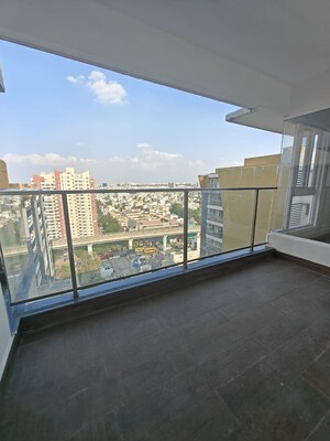 Balcony in 3 BHK Apartment at Shriram Southern Crest, Jp Nagar – for Sale