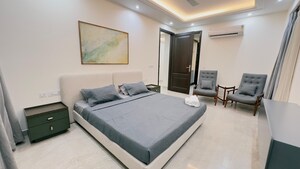 Bedroom in 4 BHK Builder Floor at Anand Niketan – for Rent