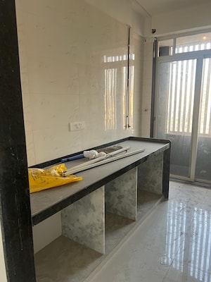Kitchen in 3 BHK Apartment at Gurukrupa Marina Enclave, Malad West – for Rent