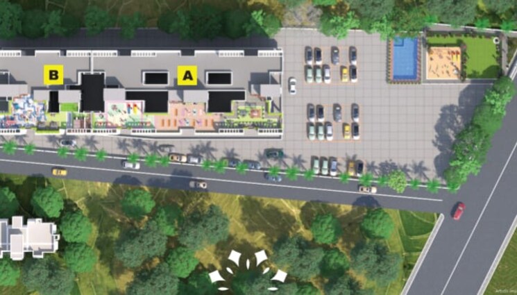 Master Plan, mahalaxmi-tarangan 2 Bedroom 640 Sq.Ft. Apartment In Moshi Pune 9680293