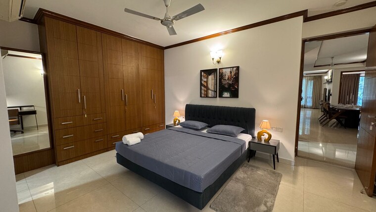 Bedroom, malcha marg 3 Bedroom 3600 Sq.Ft. Builder Floor In Malcha Marg Delhi 9680290