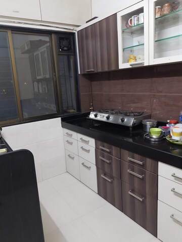 Kitchen in 1 BHK Apartment at Kshitij CHS Borivali, Borivali West – for Sale