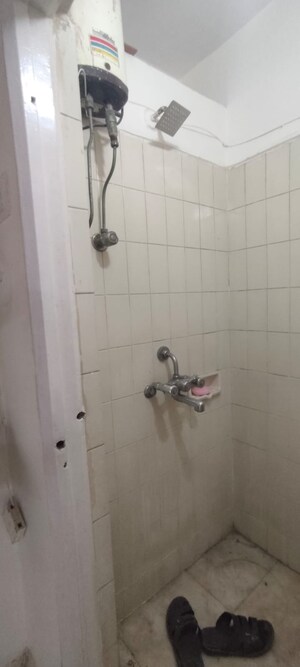 Bathroom in 1 BHK Apartment at Flower Valley Complex, Khopat – for Rent