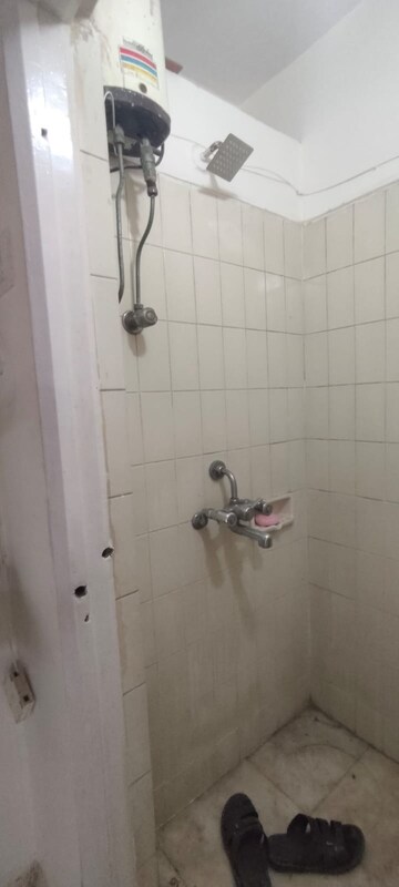 Bathroom in 1 BHK Apartment at Flower Valley Complex, Khopat – for Rent
