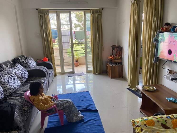 Living Room, palladium-homes 1 Bedroom 590 Sq.Ft. Apartment In Dhanori Pune 9681069