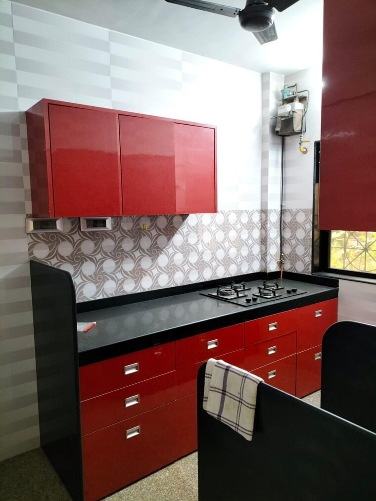 Kitchen, rock-castle-dahisar 3 Bedroom 900 Sq.Ft. Apartment In Dahisar West Mumbai 9681122