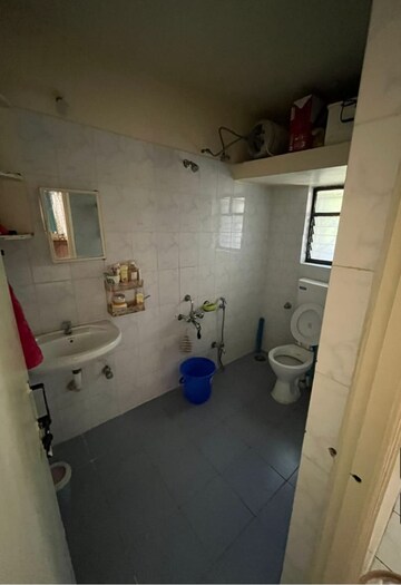 Bathroom in 1 BHK Apartment at Bramha Aangan, Salunkhe Vihar Society – for Rent