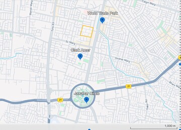 3 BHK Independent House – Map Location View at Adinath Nagar - for Rent