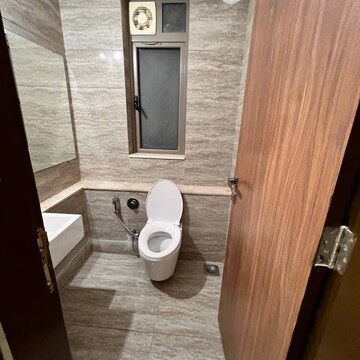 Bathroom in 2 BHK Apartment at Serenity Heights, Ram Nagar – for Rent