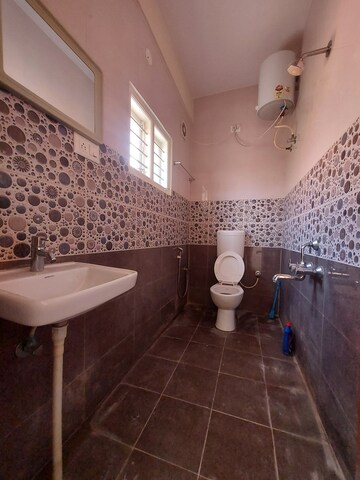 Bathroom in 1 BHK Builder Floor at BTM Residency, Btm Layout – for Rent