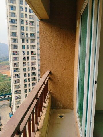 Balcony in 1 BHK Apartment at Vihang Hills, Ghodbunder Road – for Rent