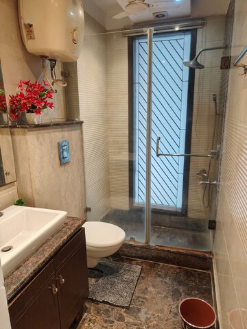 Bathroom in 4 BHK Independent House at Sainik Farm – for Rent