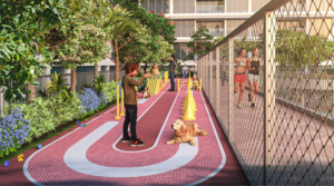 Swimming Pool in 2 BHK Apartment at NMS Palm Amore, Seawoods Sector 46 – for Sale