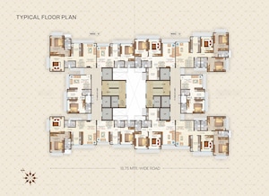 Master Plan in 1 BHK Apartment at Raj One, Kandivali West – for Sale