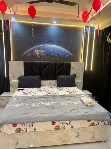 Bedroom in 1 RK Apartment at Gaur City Plaza, Gaur City 1 – for Rent