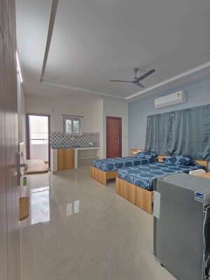 Kitchen in 1 RK Apartment at Gachibowli – for Rent