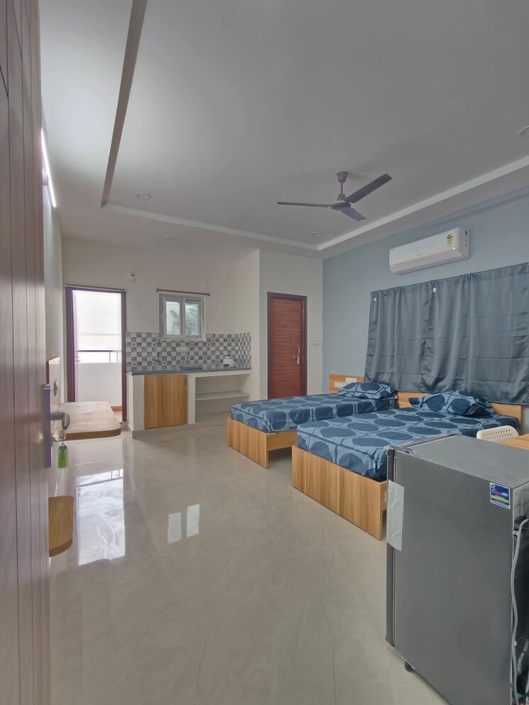 Kitchen, gachibowli 1 RK 550 Sq.Ft. Apartment In Gachibowli Hyderabad 9681422