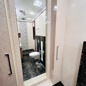 Bathroom in 3 BHK Builder Floor at Safdarjung Development Area – for Rent