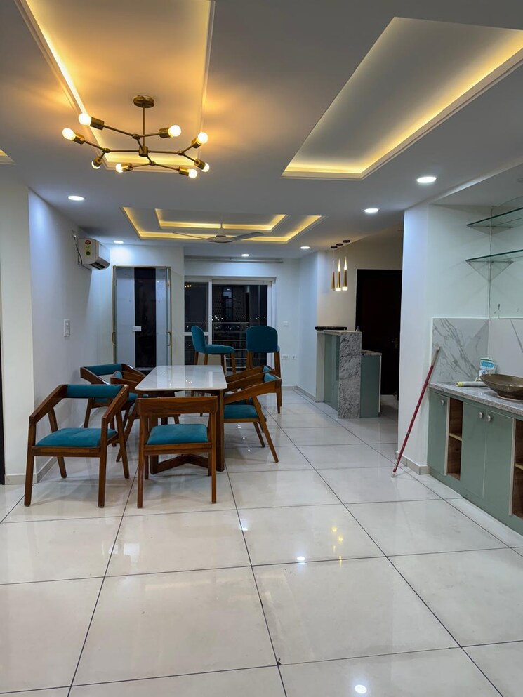 Dining area, vishnu-vistara 3 Bedroom 1890 Sq.Ft. Apartment In Hi Tech City Hyderabad 9681437