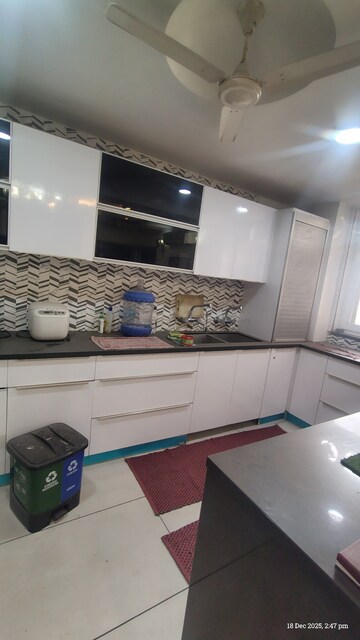 Staircase in 3.5 BHK Apartment at Unitech Palms, South City 1 – for Rent