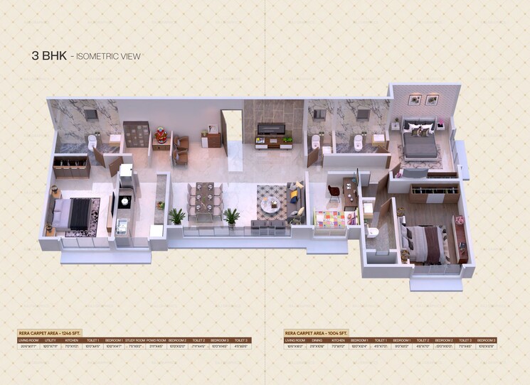 Floor Plan, raj-one 2 Bedroom 756 Sq.Ft. Apartment In Kandivali West Mumbai 9681485