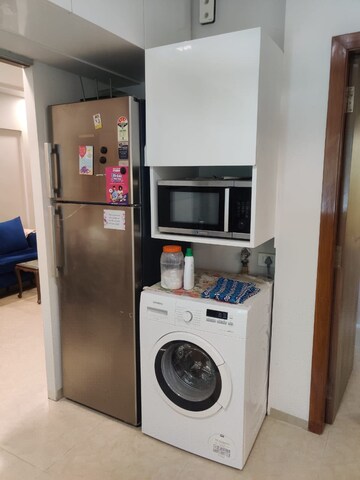 Bathroom in 2 BHK Apartment at Butter Cups Apartment, Bandra West – for Rent